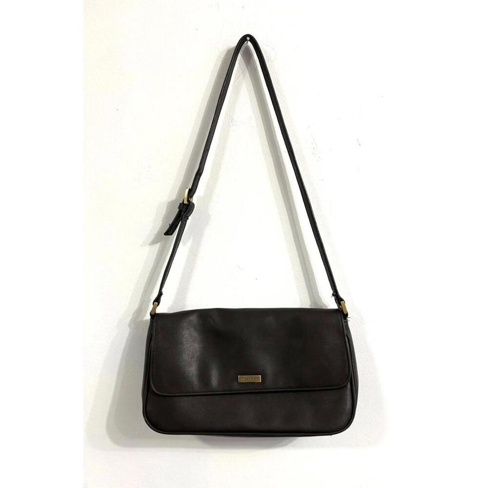 Beautiful Vintage Villager Leather Bag / Brown / Tan inside / Timeless!